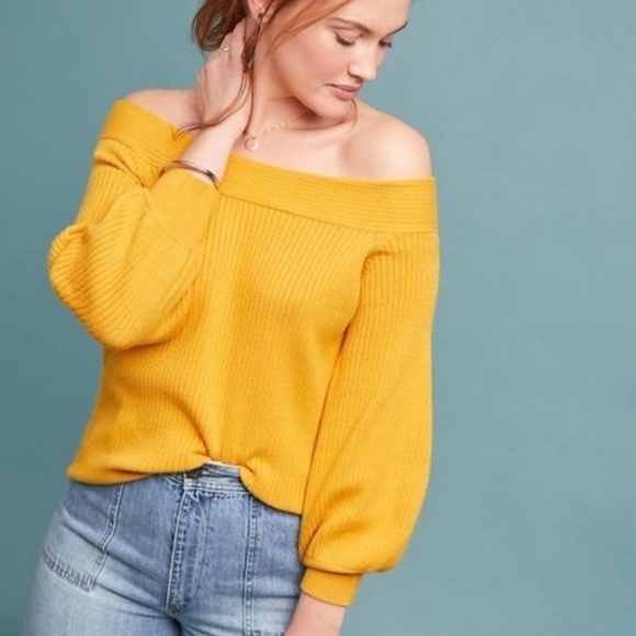 Anthropologie Sweaters - Moth by Anthropologie Off Shoulder Dancer Sweater!